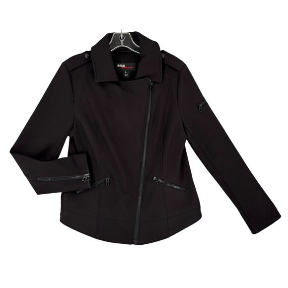 Miss Sixty Jackets & Blazers - Vintage Y2K Miss Sixty Moto Jacket Stretch Full Zip Large Bikercore Motorcycle